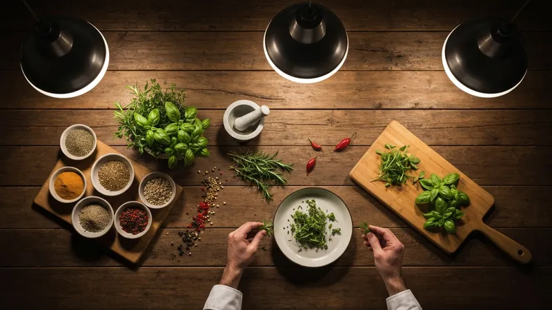 L'utilisation des herbes et épices en cuisine